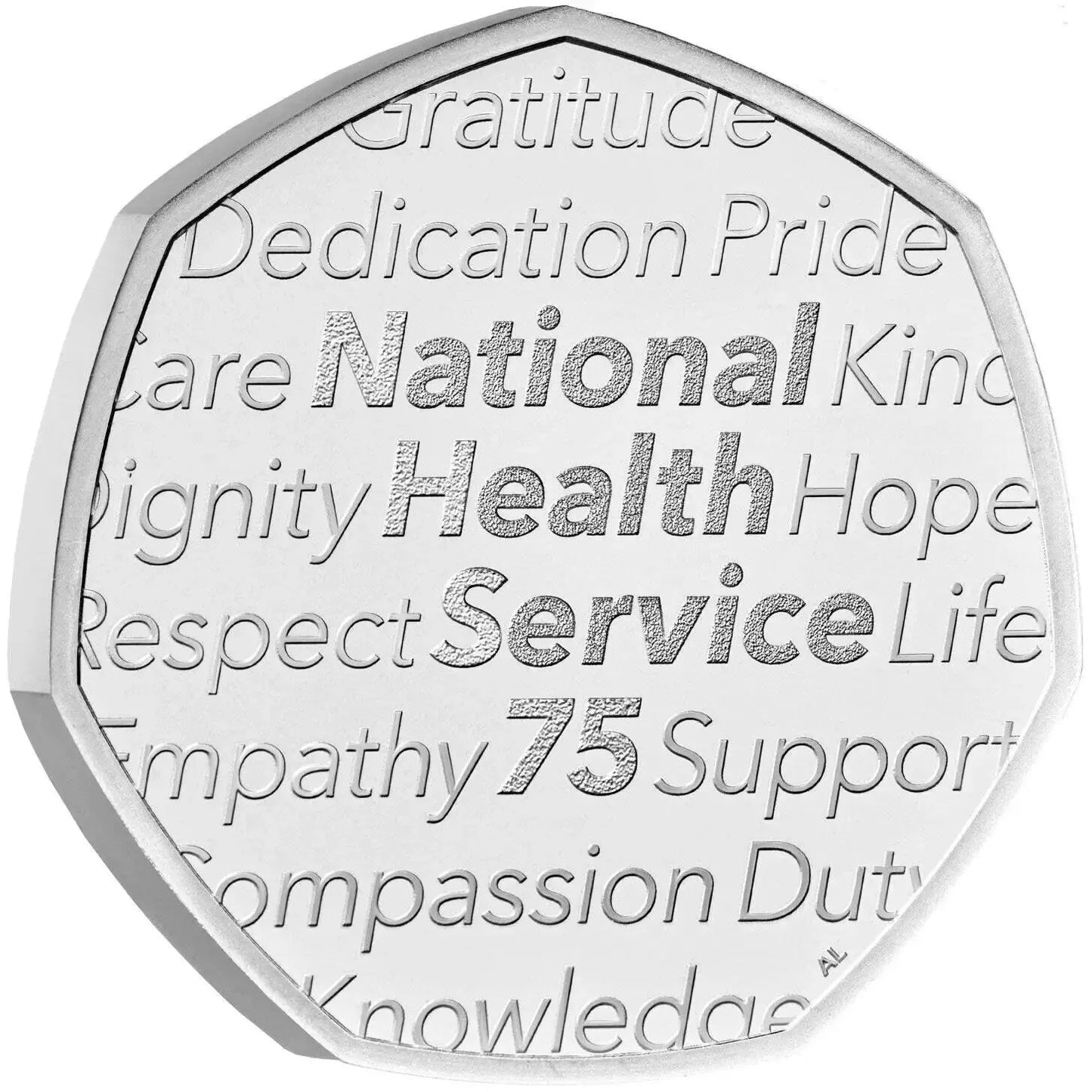 2023 UK 50p '75 Years of the NHS' Brilliant Uncirculated Coin