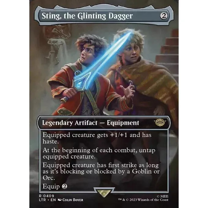 Sting, the Glinting Dagger (Extended) - MTG Tales of Middle Earth - NM Non Foil