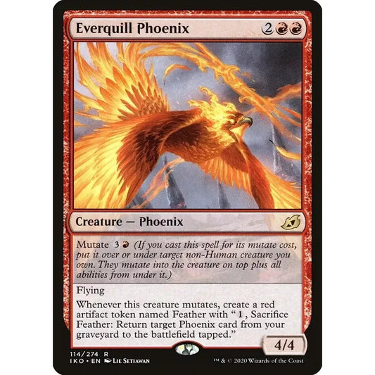 Everquill Phoenix (Rare) - MTG Ikoria: Lair of Behemoths - Near Mint Non Foil