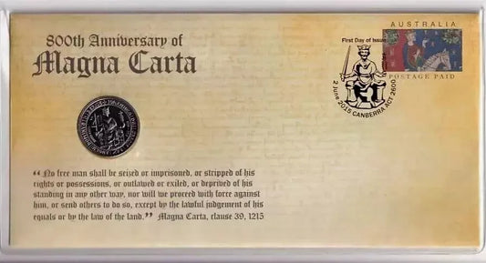 2015 800th Anniversary of Magna Carta - 20c UNC RAM PNC