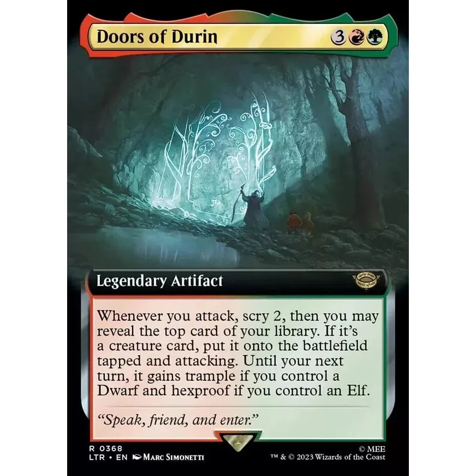 Doors of Durin (Extended) - MTG Tales of Middle Earth - Near Mint Non Foil