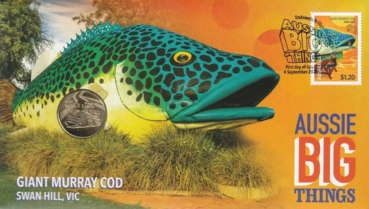 2023 Aussie Big Things Giant Murray Cod - $1 Coin RAM PNC