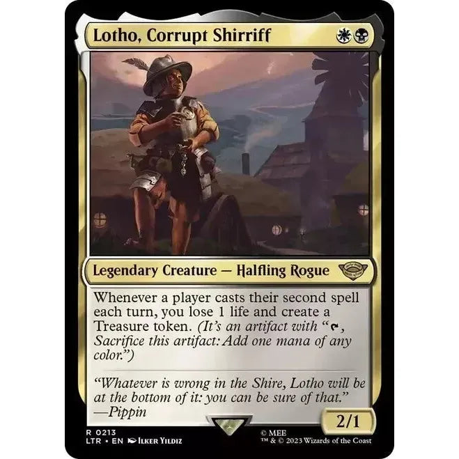 Lotho, Corrupt Shirriff (Rare) - MTG Tales of Middle Earth - Near Mint Non Foil