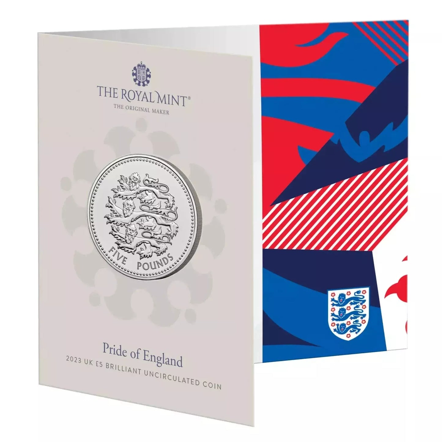 2023 UK £5 Pride of England 'Lionesses' Brilliant Uncirculated Coin