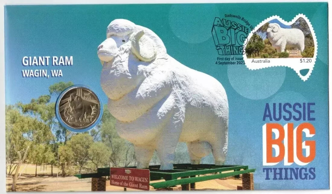 2023 Aussie Big Things Giant Ram - $1 Coin RAM PNC