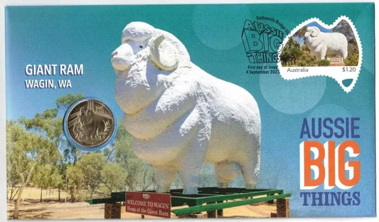 2023 Aussie Big Things Giant Ram - $1 Coin RAM PNC