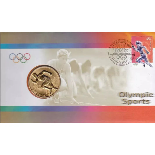 2000 Olympic Sports (Athletics) - $5 Commemorative Coin FDC/PNC