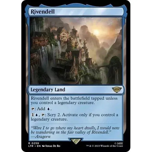 Rivendell (Legendary Land) - MTG Tales of Middle Earth - Near Mint Non Foil