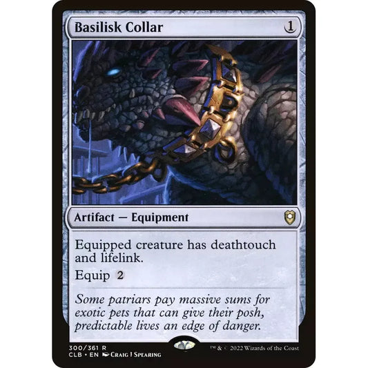 Basilisk Collar (Rare) - MTG CL Baldur's Gate - Near Mint Non Foil