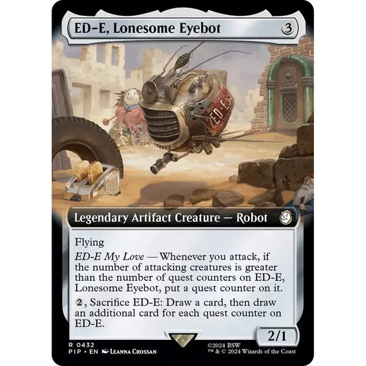 ED-E, Lonesome Eyebot (Extended) - MTG Fallout Commander - Near Mint Non Foil