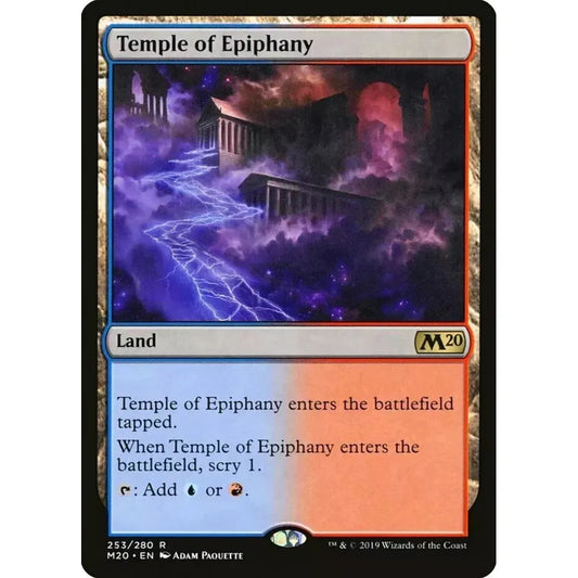 Temple of Epiphany (Rare) - MTG Core Set 2020 - Near Mint Non Foil