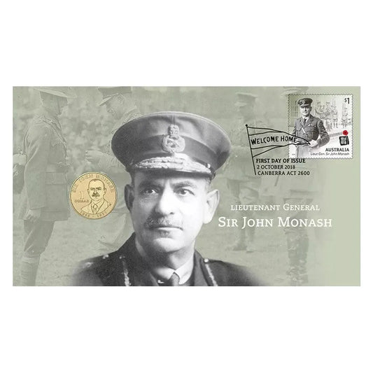 2018 Lieutenant General Sir John Monash $1 Australian RAM PNC