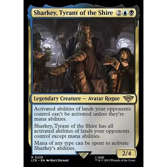 Sharkey, Tyrant of the Shire (Rare) - MTG Tales of Middle Earth - NM Non Foil