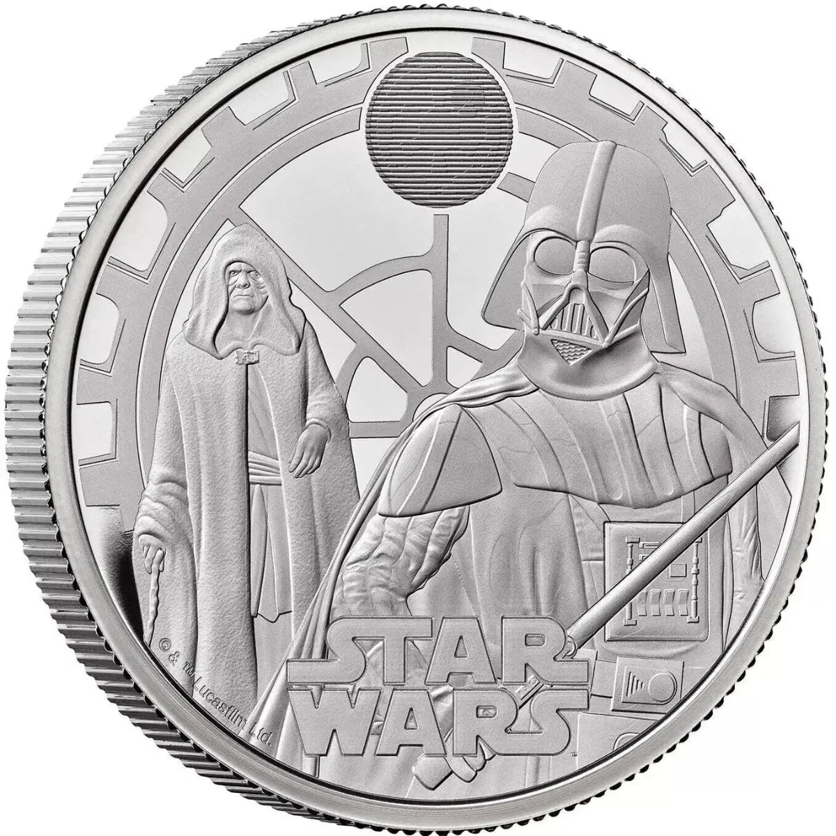 2023 Royal Mint - Star Wars Vader & Palpatine 1oz Silver £2 Proof Coin