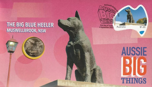 2023 Aussie Big Things The Big Blue Heeler - $1 Coin RAM PNC