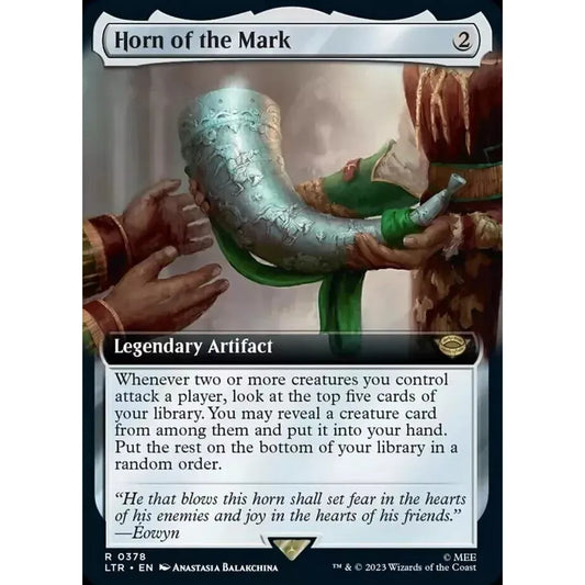 Horn of the Mark (Legendary Artifact) - MTG Tales of Middle Earth - Near Mint Non Foil