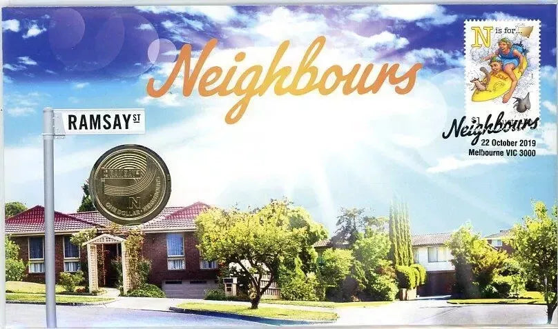 2019 Neighbours 'N' Great Aussie Coin Hunt - $1 Coin RAM PNC