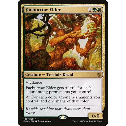 Faeburrow Elder (Rare) - MTG Throne of Eldraine - Near Mint Non Foil