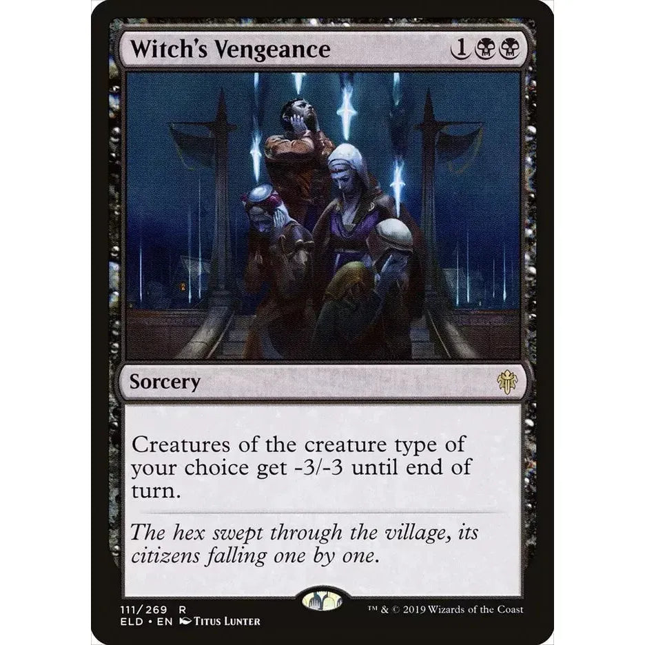 Witch's Vengeance (Rare) - MTG Throne of Eldraine - Near Mint Non Foil