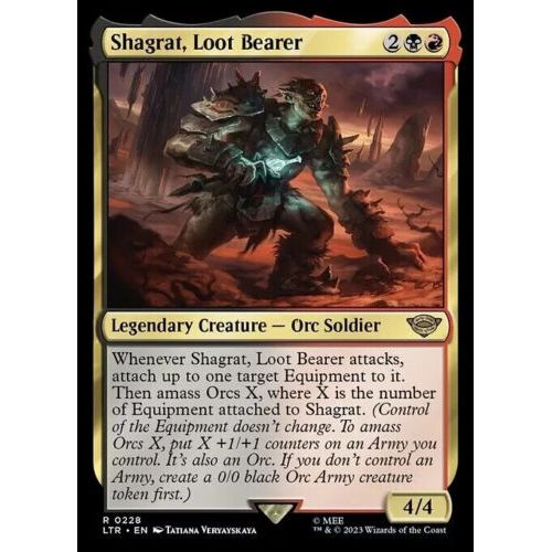 Shagrat, Loot Bearer (Rare) - MTG Tales of Middle Earth - Near Mint Foil