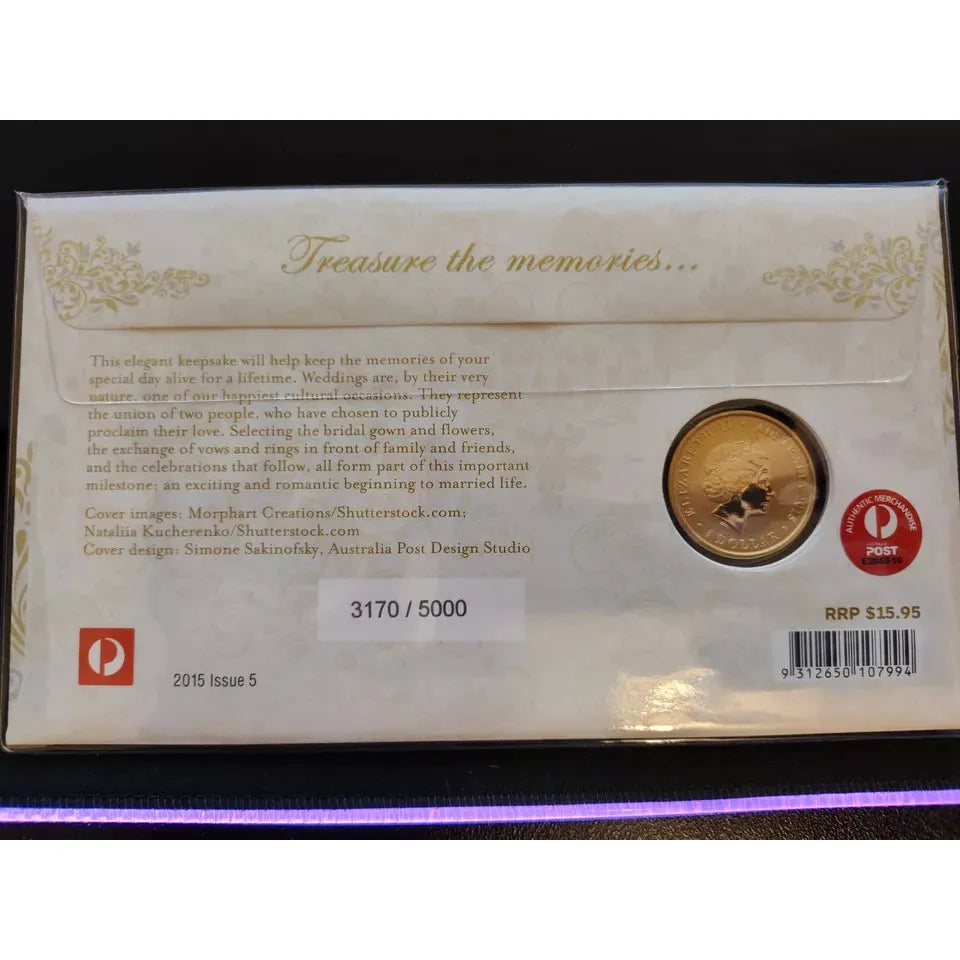 2015 On Your Wedding Day - $1 Coin Australia Limited Edition Perth Mint PNC