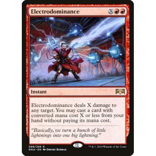 Electrodominance (Rare) - MTG Ravnica Allegiance - Near Mint Non Foil