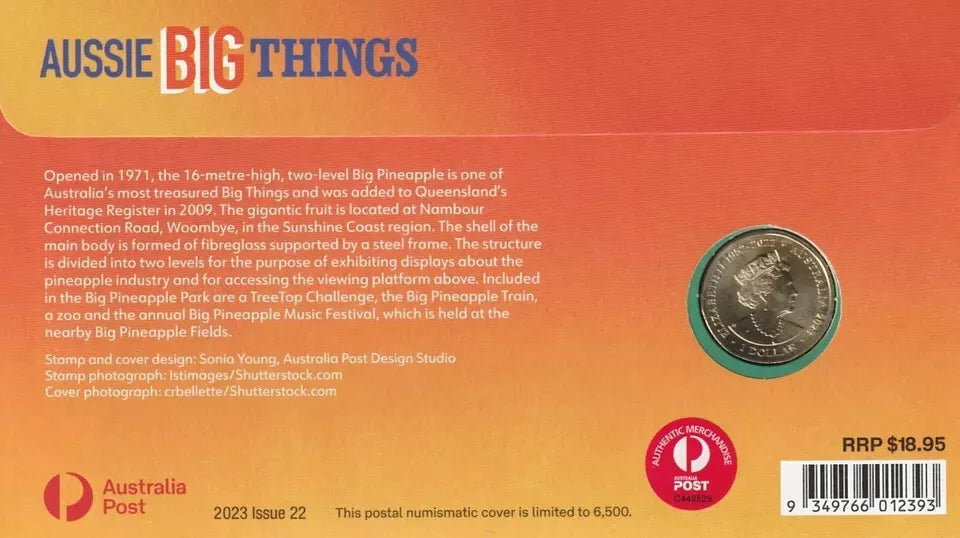 2023 Aussie Big Things The Big Pineapple - $1 Coin RAM PNC