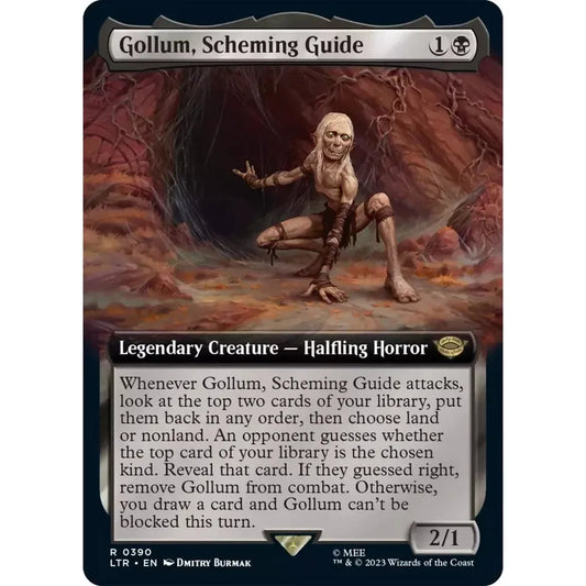 Gollum, Scheming Guide (Extended) - MTG Tales of Middle Earth - NM Non Foil