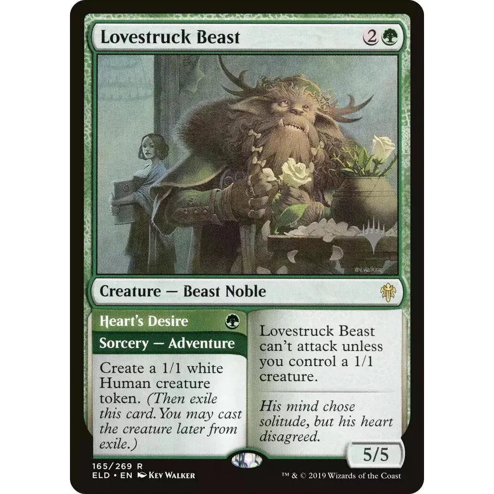 Lovestruck Beast (Rare) - MTG Throne of Eldraine - Near Mint Non Foil