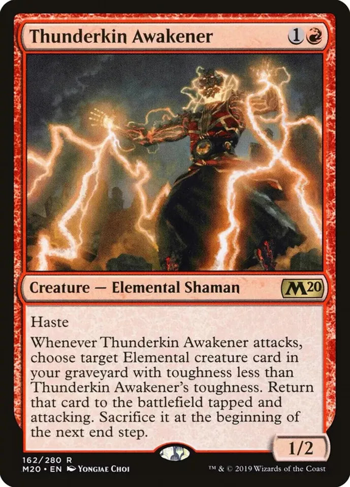 Thunderkin Awakener (Rare) - MTG Core Set 2020 - Near Mint Non Foil