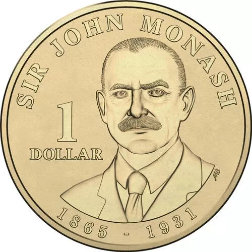 2018 Lieutenant General Sir John Monash $1 Australian RAM PNC