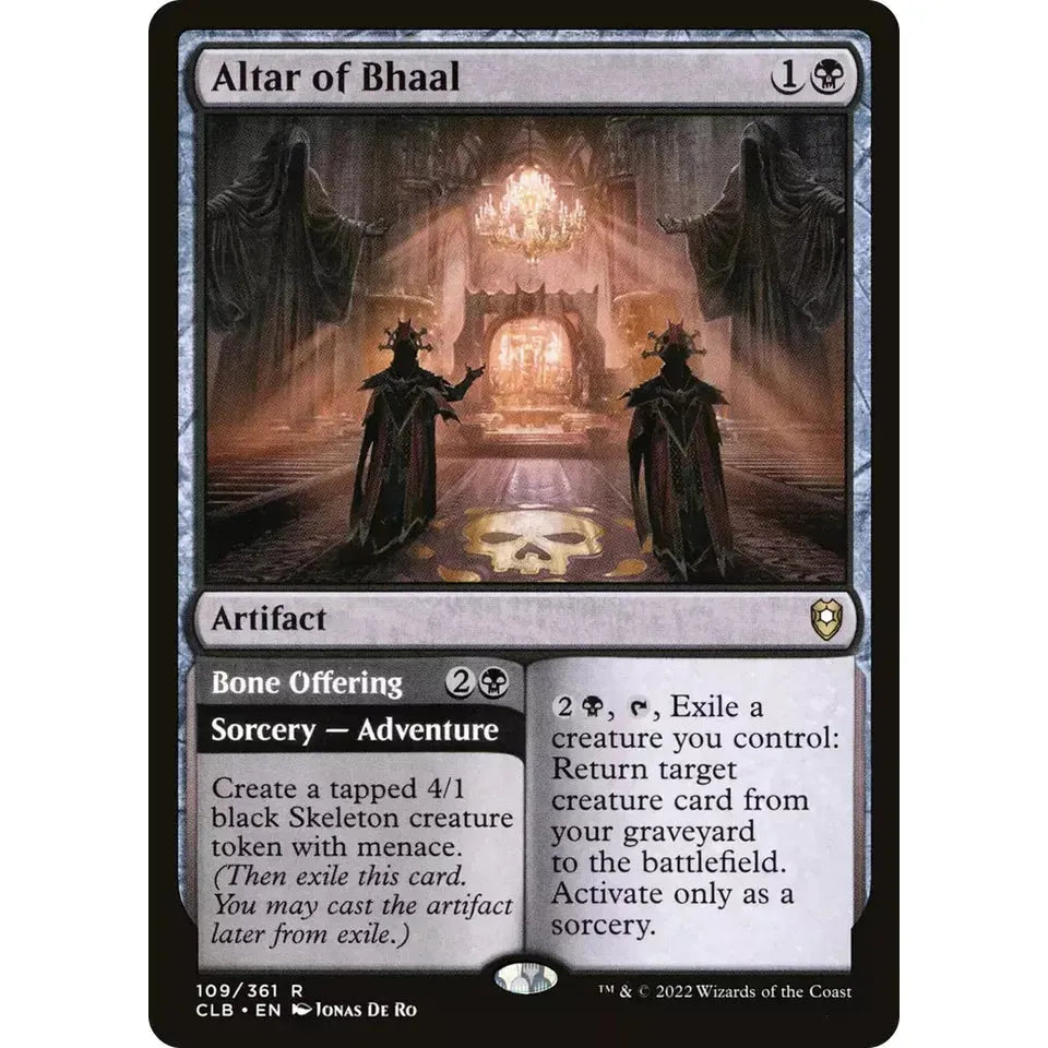 Altar of Bhaal (Rare) - MTG CL Baldur's Gate - Near Mint Non Foil