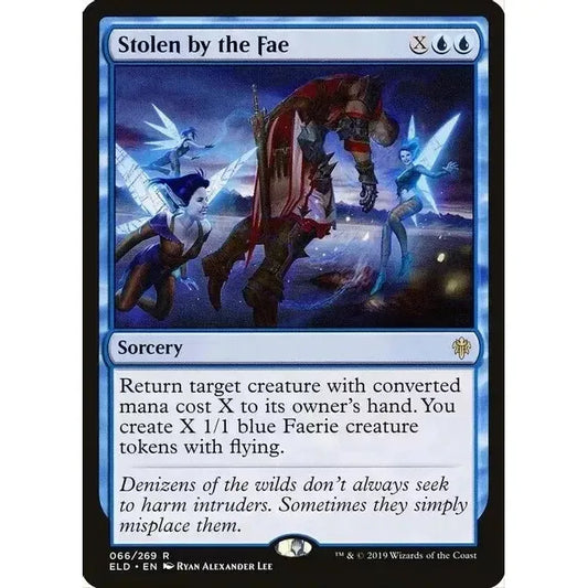 Stolen by the Fae (Rare) - MTG Throne of Eldraine - Near Mint Non Foil