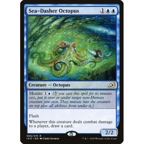 Sea-Dasher Octopus (Rare) - MTG Ikoria: Lair of Behemoths - Near Mint Non Foil