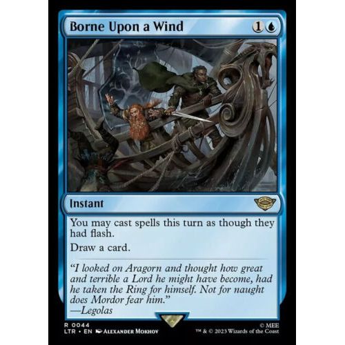 Borne Upon a Wind (Rare) - MTG Tales of Middle Earth - Near Mint Non Foil