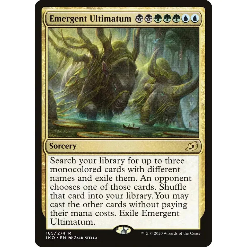 Emergent Ultimatum (Rare) - MTG Ikoria: Lair of Behemoths - Near Mint Non Foil