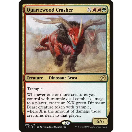 Quartzwood Crasher (Rare) - MTG Ikoria: Lair of Behemoths - Near Mint Non Foil