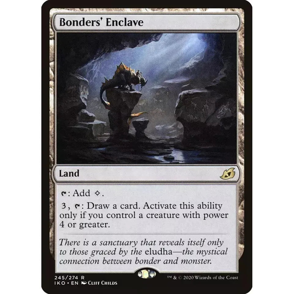 Bonders' Enclave (Rare Land) - MTG Ikoria - Near Mint Non Foil