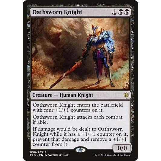 Oathsworn Knight (Rare) - MTG Throne of Eldraine - Near Mint Non Foil