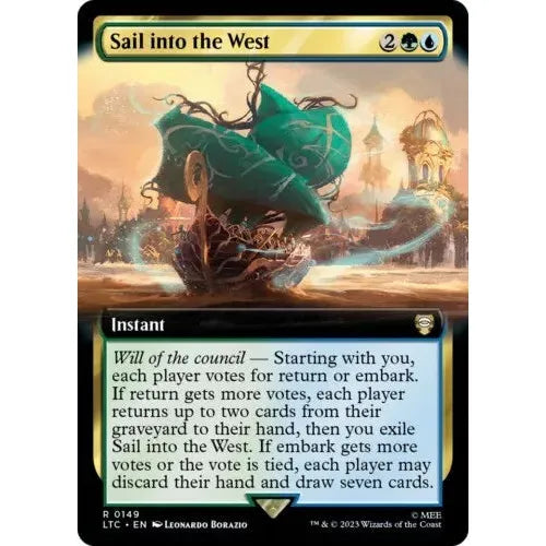 Sail into the West (Extended) - MTG Tales of Middle Earth - Near Mint Non Foil