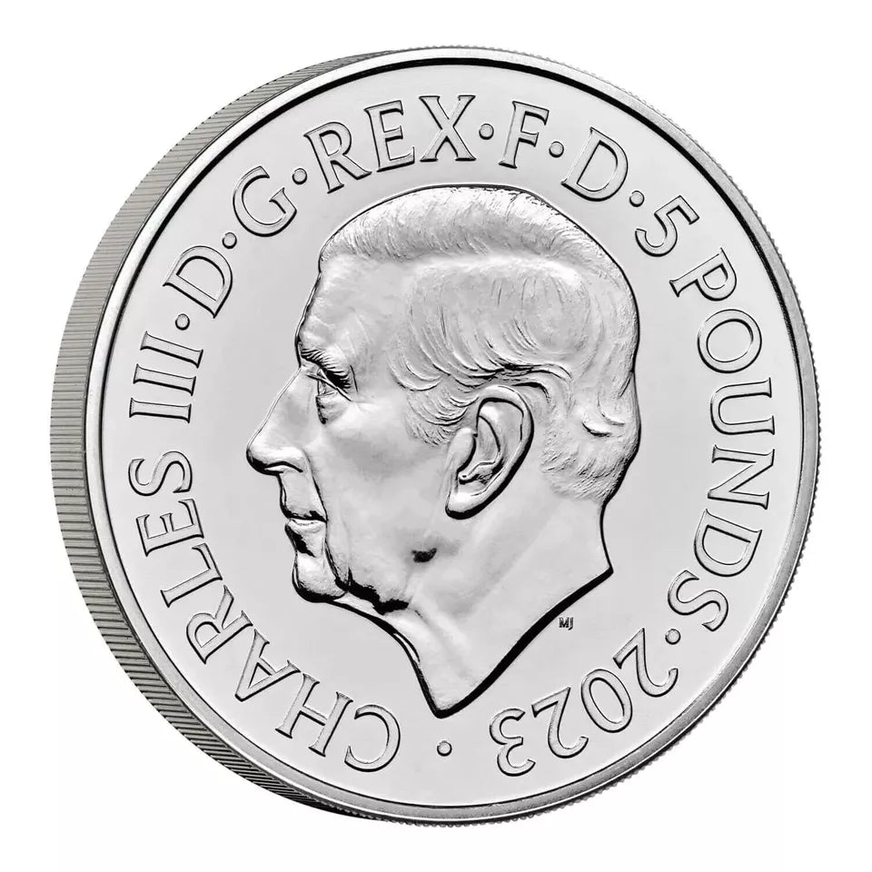 2023 UK £5 Pride of England 'Lionesses' Brilliant Uncirculated Coin