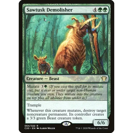 Sawtusk Demolisher (Rare) - MTG Commander 2020 - Near Mint Non Foil