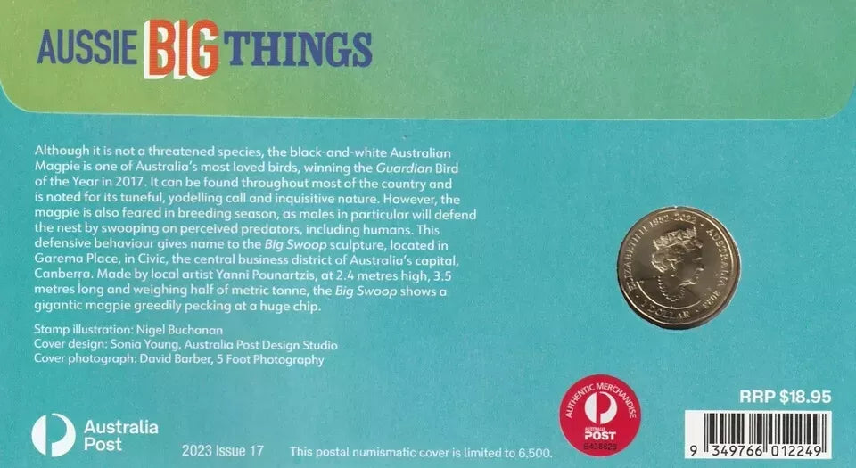 2023 Aussie Big Things Big Swoop - $1 Coin RAM PNC